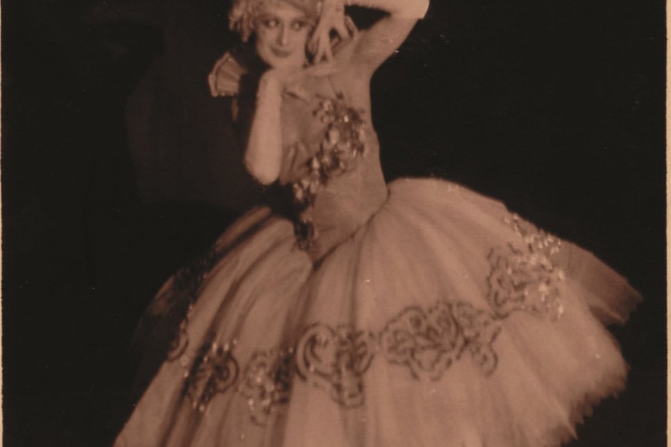 Anna Pawlowa tanzte 1928 im Cottbuser Theater, Foto: Staatstheater Cottbus