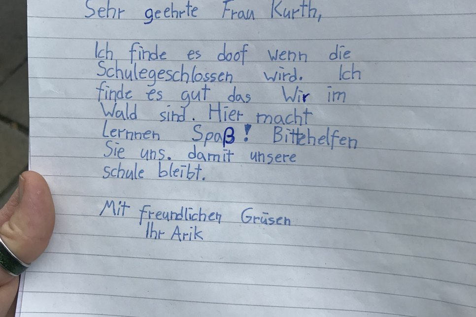 Ein Brief von Arik...