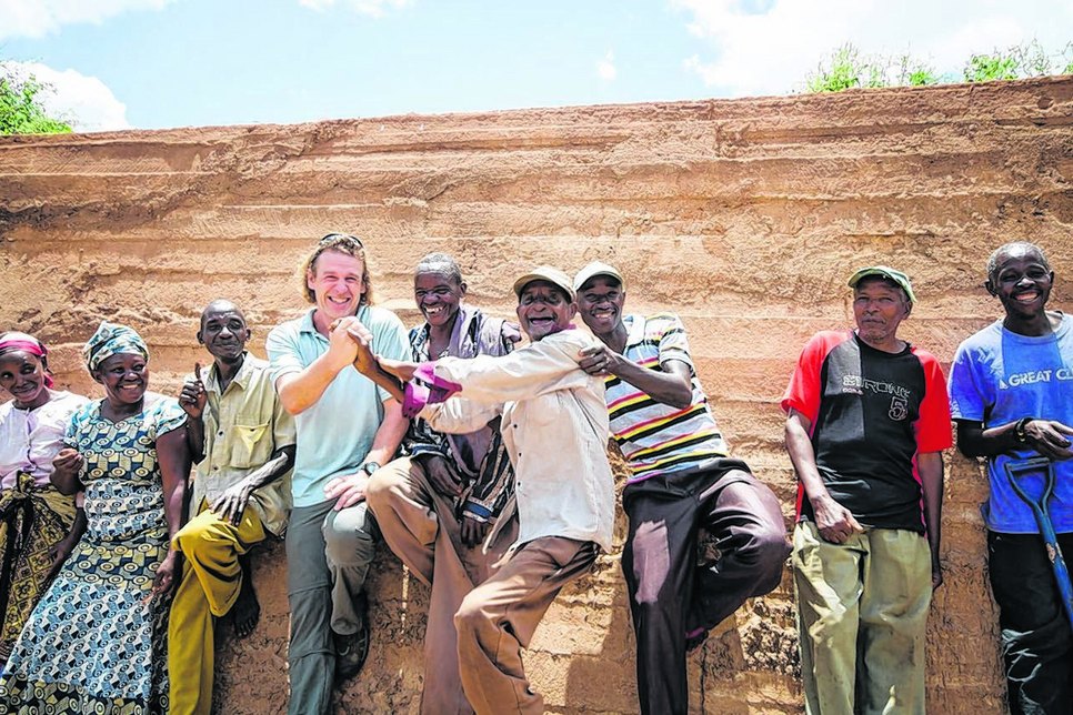 Sven Seifert in Kenia. Foto: arche noVa