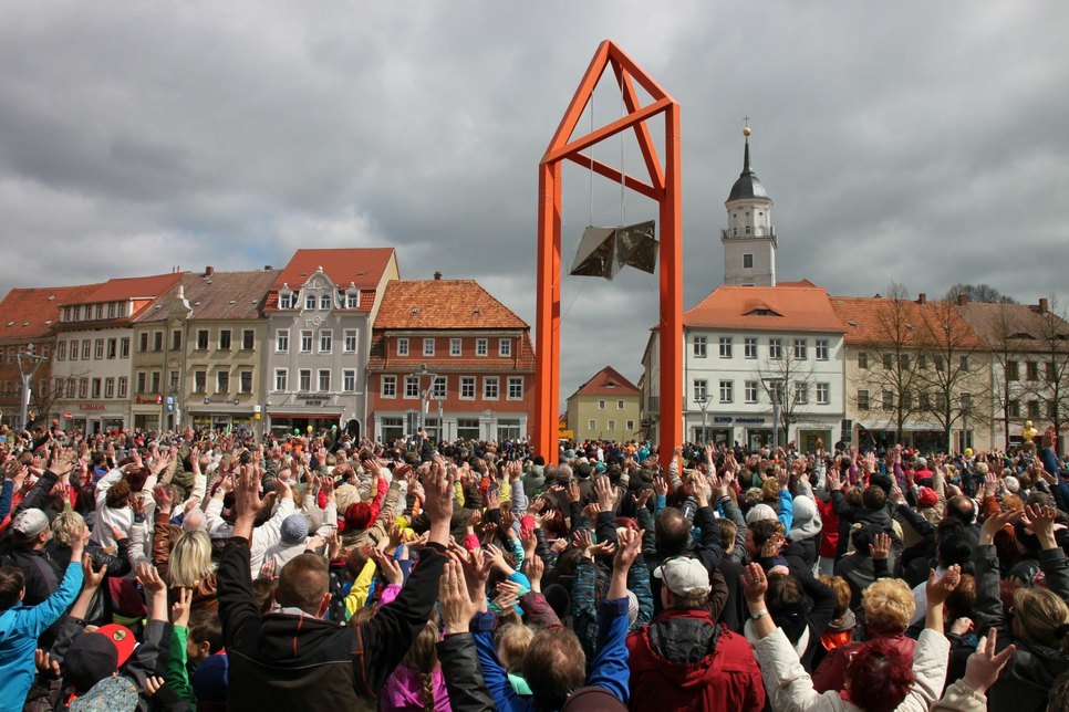 Insgesamt 1.962 große und kleine Schiebock-Fans verhalfen der Stadt zum Sieg. (Foto: pm)