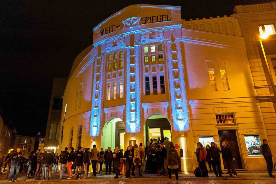 Das historische Cottbuser Kino »Weltspiegel« ist der Dreh- und Angelpunkt des 31. FilmFestivals Cottbus. Foto: Goethe