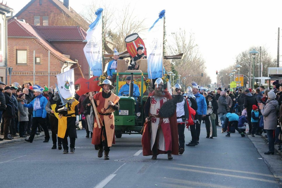 Karnevalsumzug in Großräschen. Fotos: Bernd Naumann