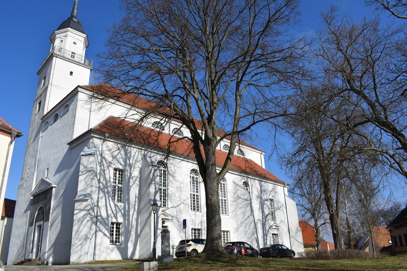 In der Christuskirche in Bischofswerda werden die Friedensgebete abgehalten.