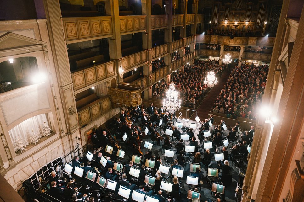 Die Hamburger Symphoniker gaben 2019 ein Konzert in der Dorfkirche Cunewalde. Foto: Kultur-Festival Lausitz