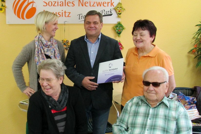 Stephan Kaiser ist einer der mehr als 25 Lausitzer Sozialpaten, die sich in unserer Region engagieren. Foto: Soziales Netzwerk Lausitz