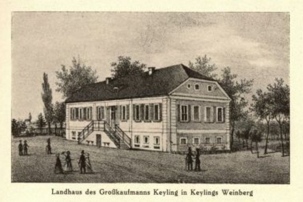 Landhaus Keyling, Quartier des Wintergartenverein. Bild: Stadtmuseum Cottbus