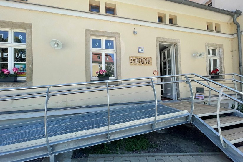 Das neue Dorfcafé am Mittelhof 183 ist barrierefrei zugänglich.