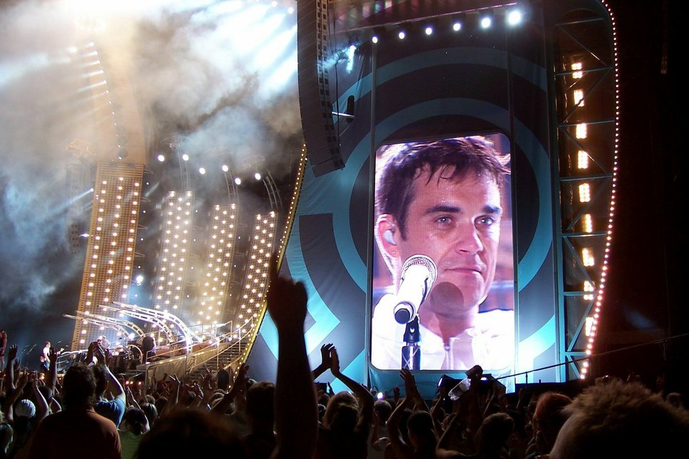 Robbie Williams 2006 in Dresden.