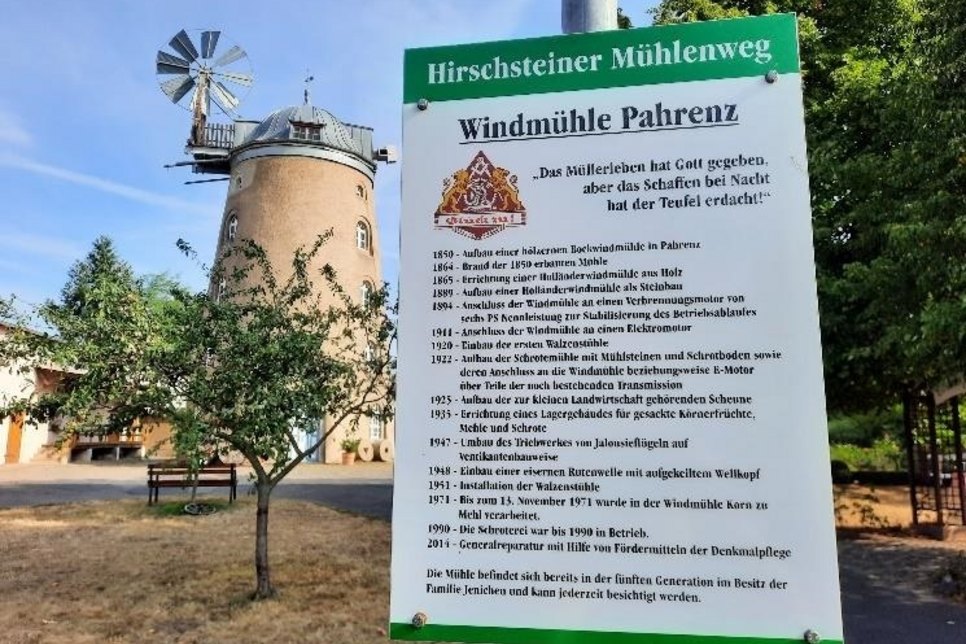 Turmholländer Windmühle Pahrenz