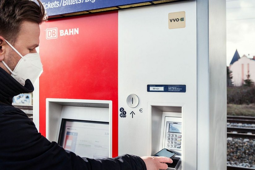 Kontaktloses Bezahlen ist bald an allen Ticketautomaten im VVO-Gebiet möglich. Foto: Lars Neumann