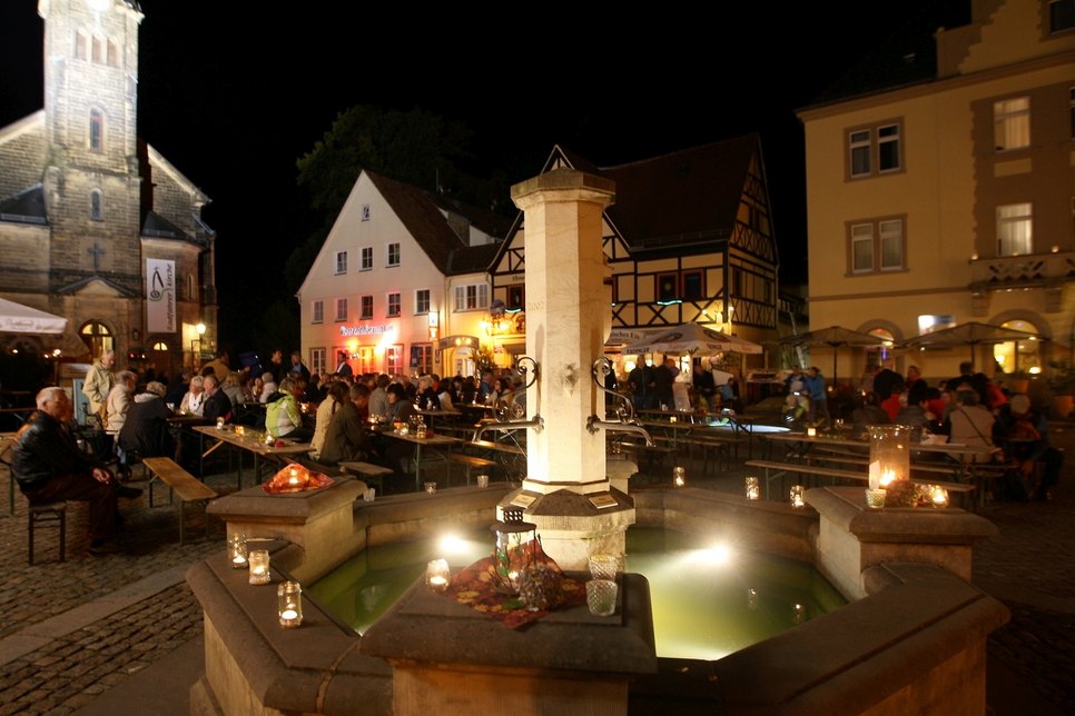 In Stadt Wehlen findet am Samstag die Nacht der 1.000 Lichter statt. Foto: D. Förster
