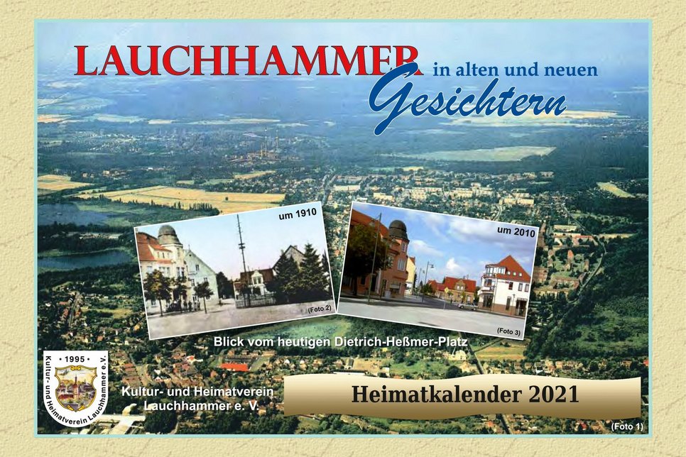 Im neuen Heimatkalender werden alte und neue Ansichten aus Lauchhammer gegenübergestellt.Foto: pm