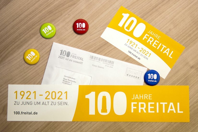 100 Jahre-Set von Freital. Foto: Stadt Freital