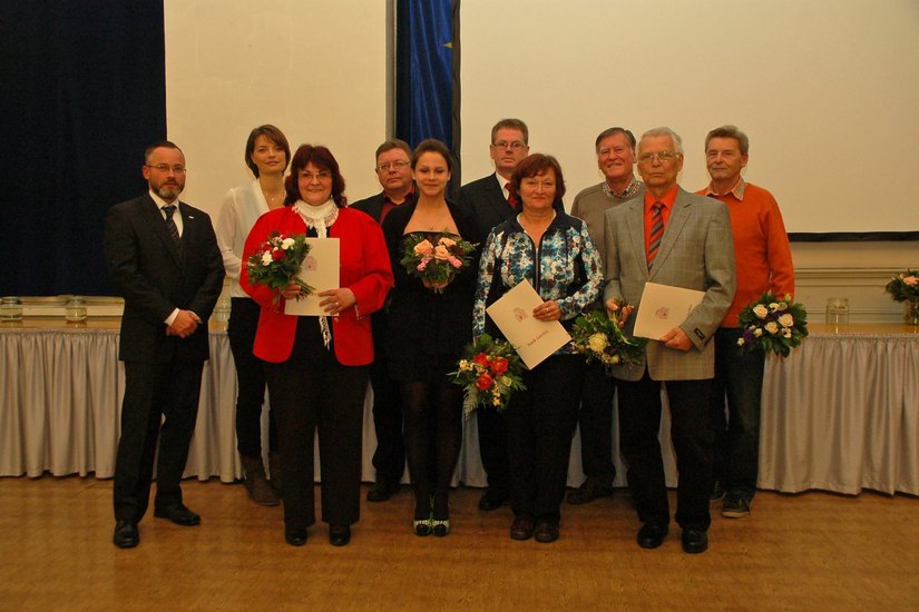 Die Preisträger der Auszeichnung "Ehrenamt 2015 im Sport". Foto: Stadt Görlitz