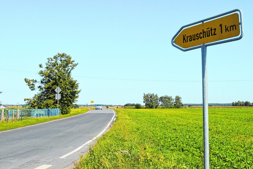 Mit dem Bau der Gemeindeverbindungsstraße von Krauschütz nach Skäßchen konnte ein lang gehegter Wunsch der dortigen Ortschaftsräte erfüllt werden.