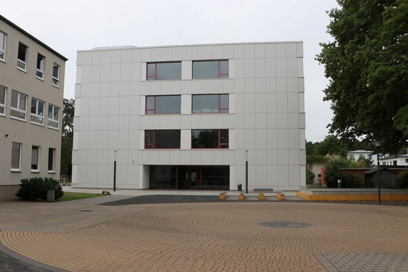 Der Erweiterungsbau am »Friedrich-Schiller-Gymnasium« in Königs Wusterhausen.