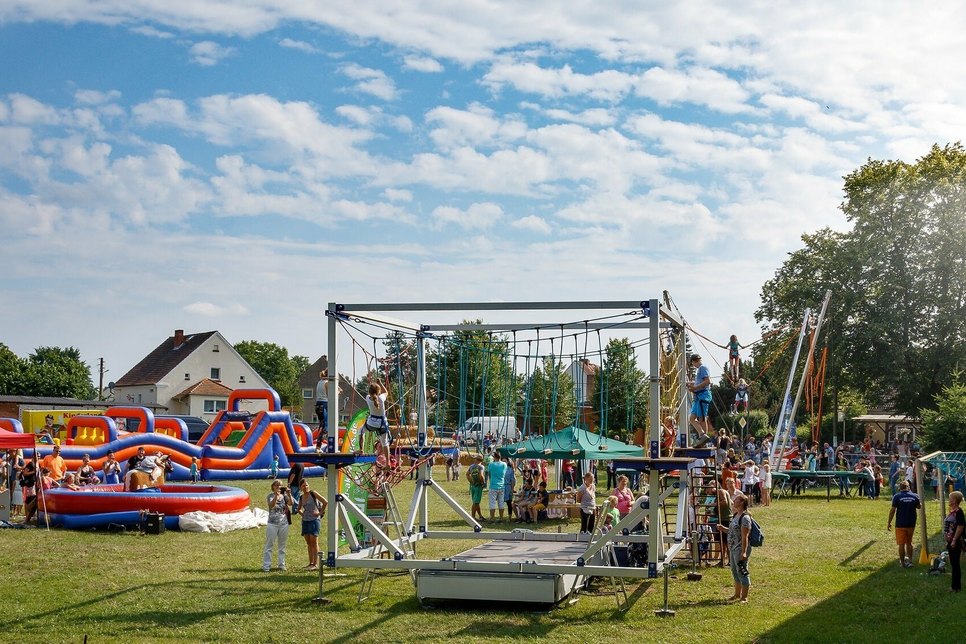 Während des Kinderfestes in Wittmannsdorf wird es wieder viele Stationen für Kinder zum Spielen und Bewegen geben.