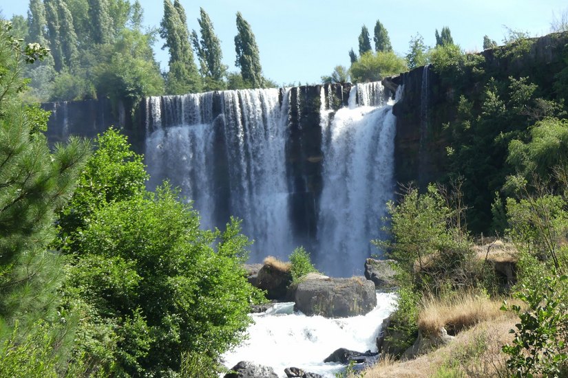 Wasserfall in Las Lajas.