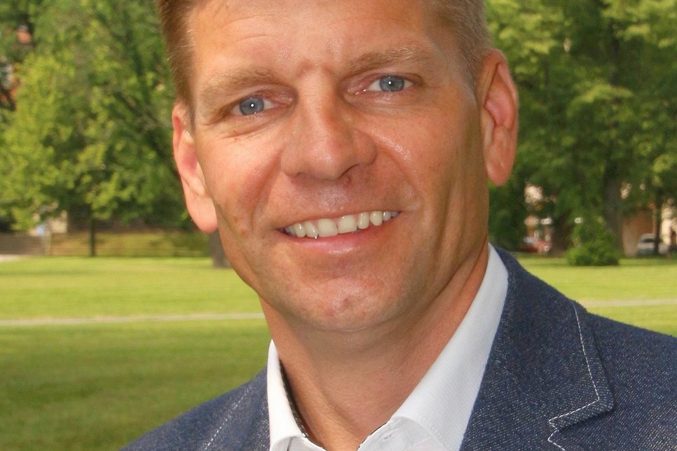 Oberbürgermeister-Kandidat und Stadtrat, Gunnar Hoffmann.