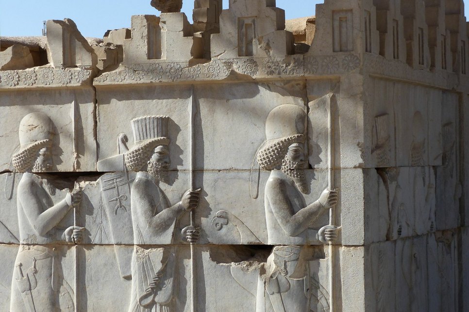 Palast-Anlagen in Persepolis.  Fotos: Wagner