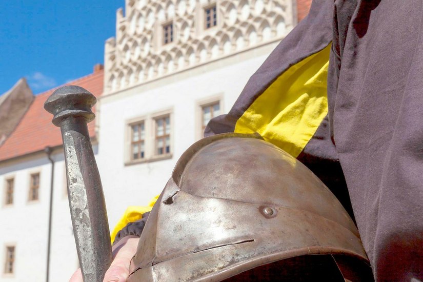 Die Streitmacht Kaiser Karl V. zog im April 1547 nach Mühlberg – die Stationen dieses gewaltigen Trosses wird Dr. Lars-Arne Dannenberg in der aktuellen Sonderausstellung des Museums vorstellen. Foto: LKEE/Franke