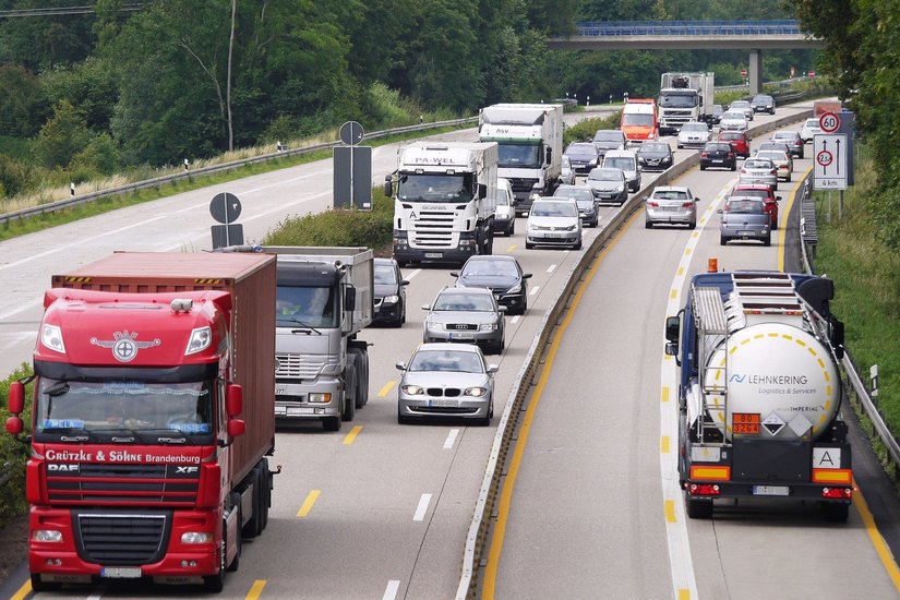 Symbolbild. Aufgrund der Baustelle auf der Autobahn ist der Lkw-Verkehr in Wilsdruff erheblich gestiegen.