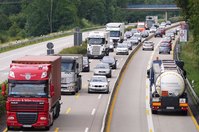 Symbolbild. Aufgrund der Baustelle auf der Autobahn ist der Lkw-Verkehr in Wilsdruff erheblich gestiegen.