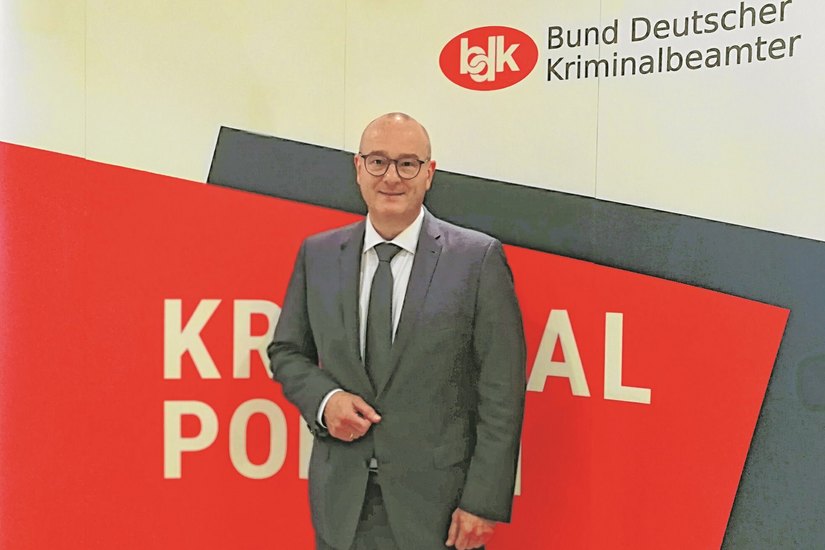 Dirk Peglow, Bundesvorsitzender des Bundes Deutscher Kriminalbeamter.