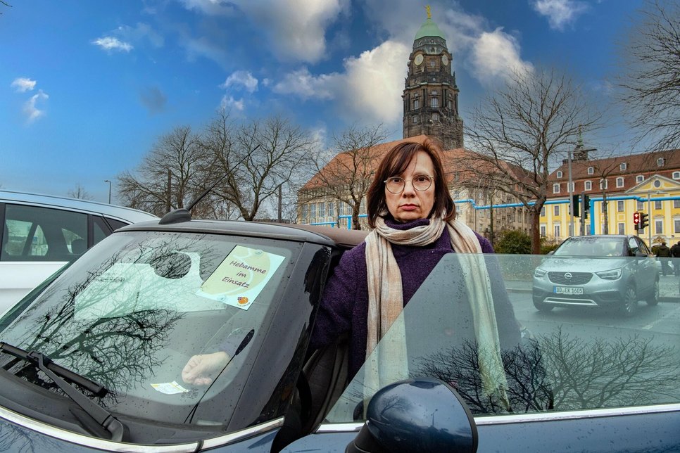 Corinna Plagemann  aus Dresden ist seit 30 Jahren Hebamme: 