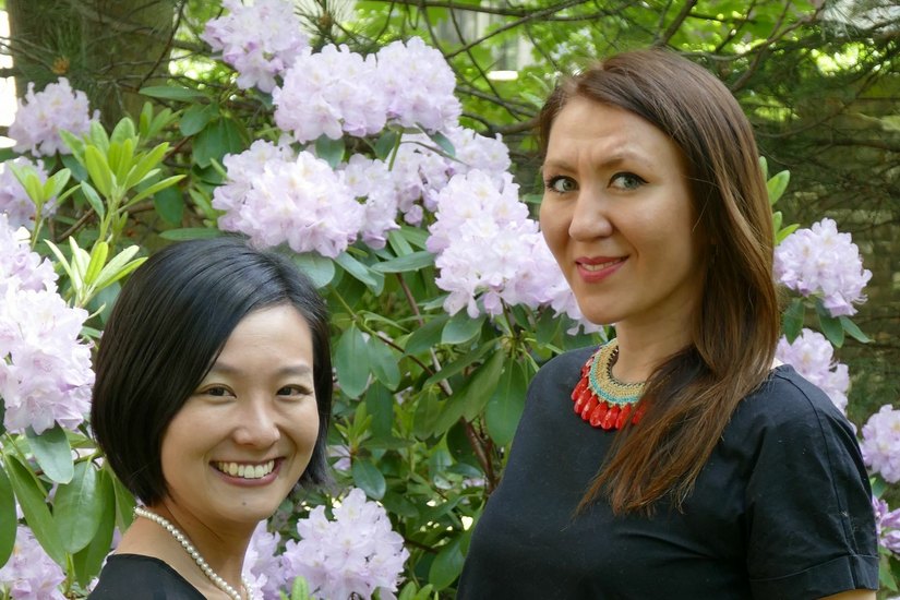 Nadiya Zelyankova  und Ayako Tanaka. Foto: PR