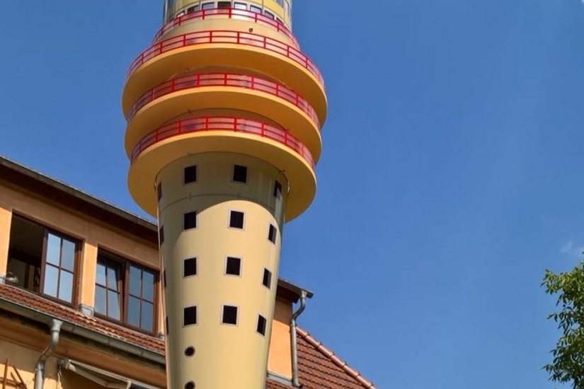 Fernsehturm to go – am 24. Juni in Dresden auf der Dresdner Straße 126. Foto: Verein