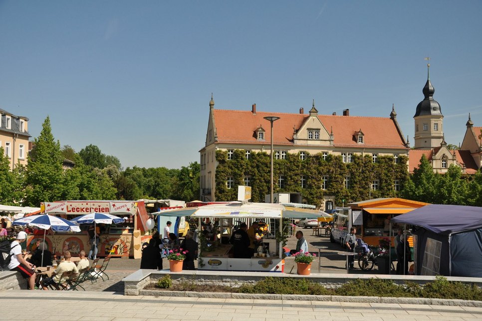 Wochenmarkt in Riesa bleibt geschlossen. Foto: Farrar