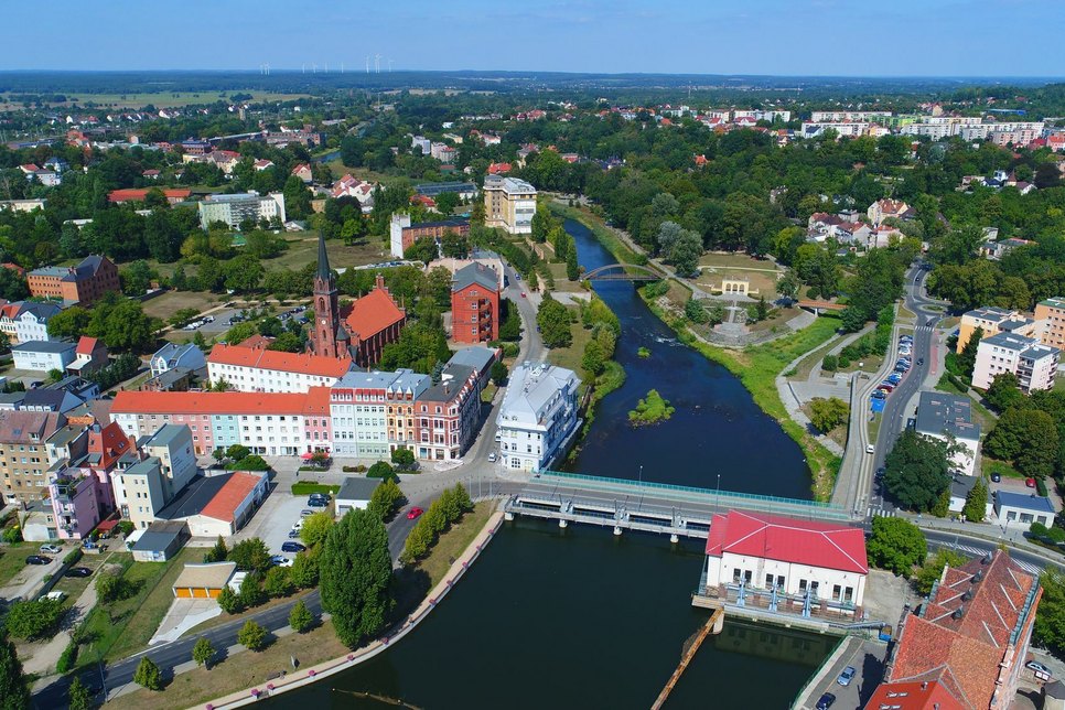 Als »Modellprojekte Smart Cities« wurde u. a. Guben, als kleinste Ostdeutsche Stadt sowie als einzige Grenzstadt ausgewählt. Foto: Stadt Guben