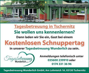 Schnuppertag TB Tschernitz Mai-Juli
