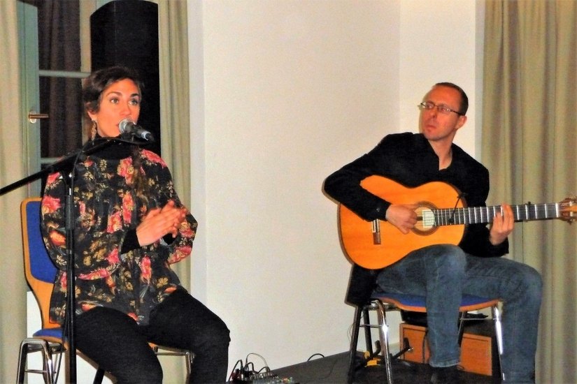 Maria & Josel begeisterten mit spanischer Musik.  Fotos: privat