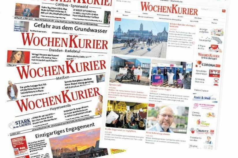 Der WochenKurier erscheint im Print und online.