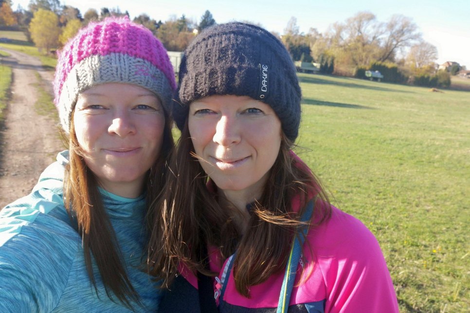 Die Zwillingsschwestern Anja und Katja. Foto: Laufszene Events GmbH