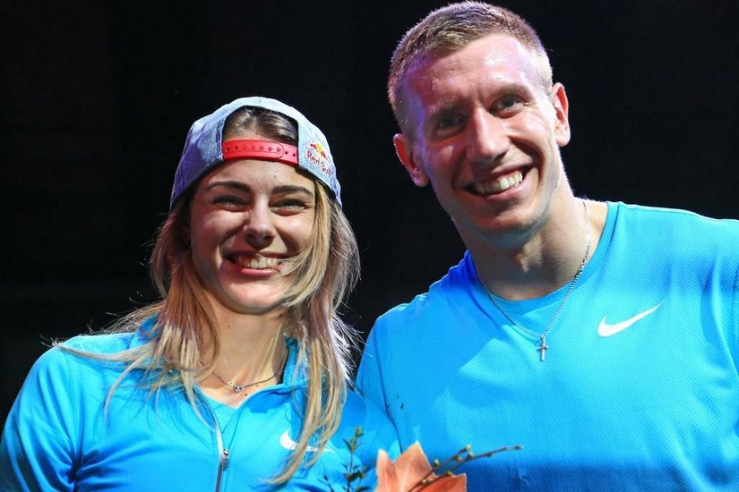 Sieger: Yuliya Levchenko (Hochsprung) und Piotr Lisek (Stabhochsprung). Foto: Agentur