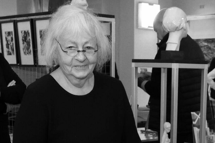 Barbara Hornich beim Kunsthandwerkermarkt 2019 im Stadtkulturhaus.