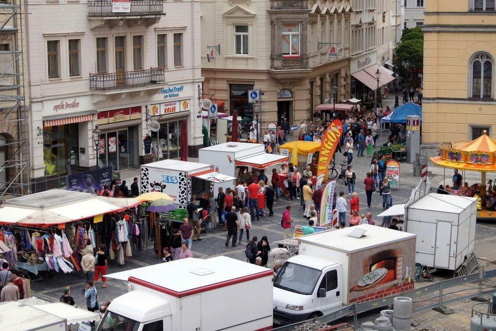 Vergangenes Jahr waren 115 Händler aus Polen, Tschechien und Deutschland auf dem SAMSmarkt vertreten. Foto: PR