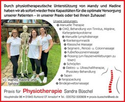 Physiotherapie Büschel- neues Team
