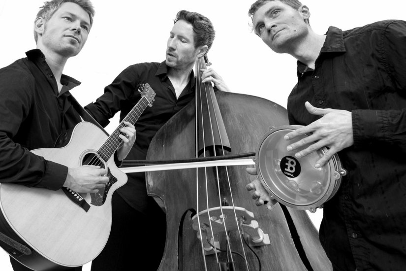 Das Trio rund um Kontrabassist Jaspar Libuda gibt am 20. Mai ein Benefizkonzert in der Evangelischen Kirche Burg.