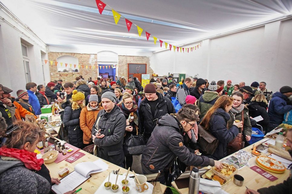 Seit 5. Februar gibt‘s die Marktschwärmerei auf der Görlitzer Straße 35.                                   Foto: Amac Garbe