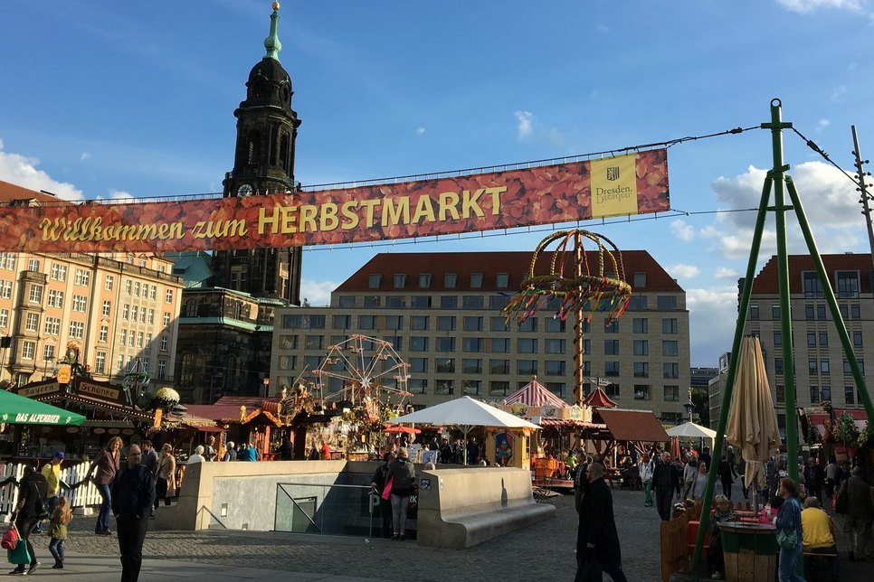 Nach dem Frühjahrs- fällt nun auch der Dresdner Herbstmarkt aus. Foto: Pönisch