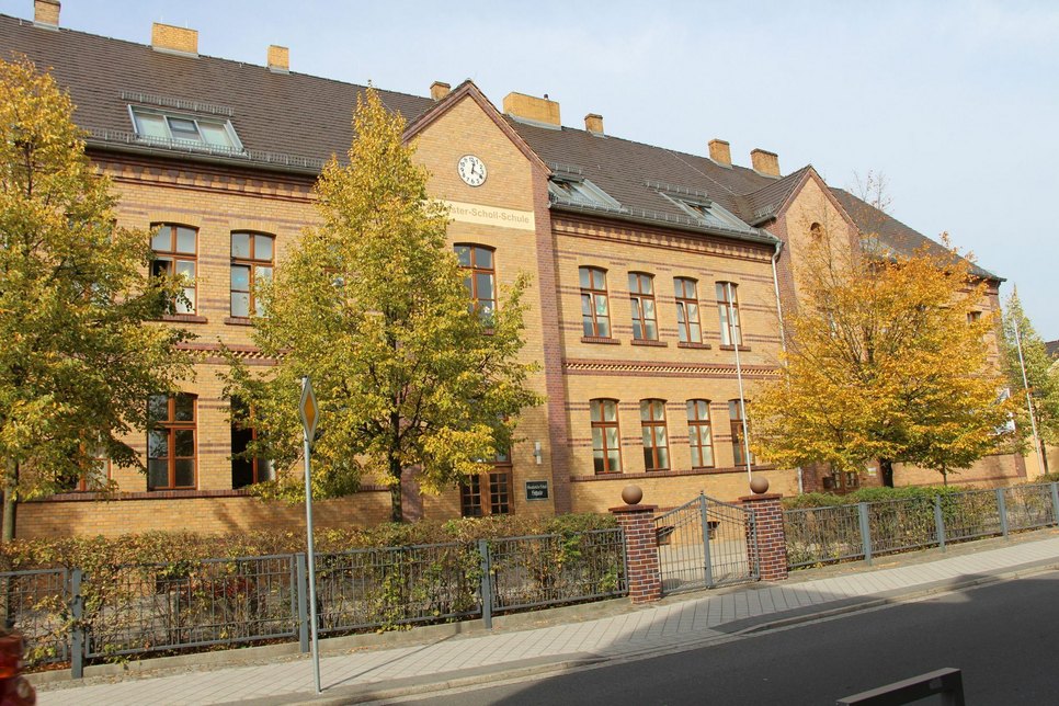 Altbau der Geschwister-Scholl-Oberschule in Ruhland. Foto: sts
