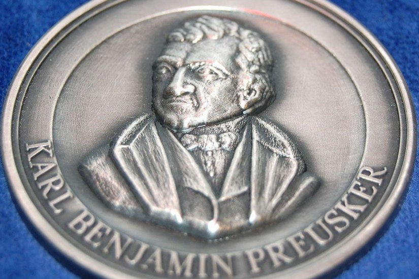 Preusker-Medaille für verdienstvolle Bürger Großenhains. Foto: Farrar