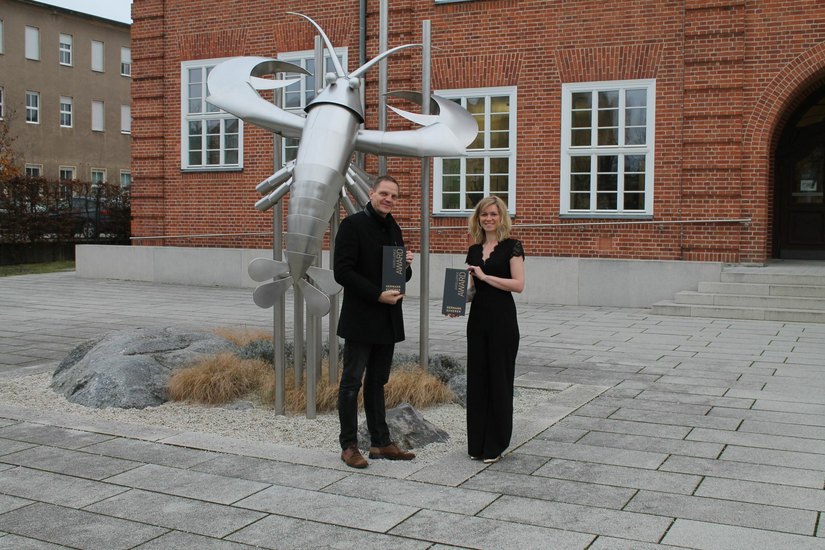 Die beiden Preisträger Dirk Dommach und Rena Wittmann konnten die Fachjury überzeugen. Foto: Dominik Pfau