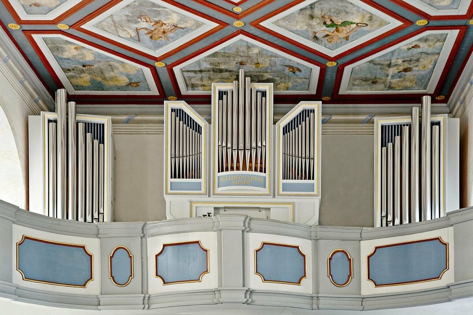Die Jehmlich-Orgel in der Garnisonskirche.