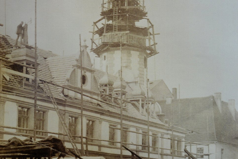 Der Turm erhielt erst im Jahre 1791 seine heutige Gestalt. Foto: Archiv/Detlef Bogott