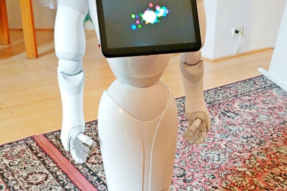 Roboter Pepper ist in der Testphase. Foto: Naëmi-Wilke-Stift